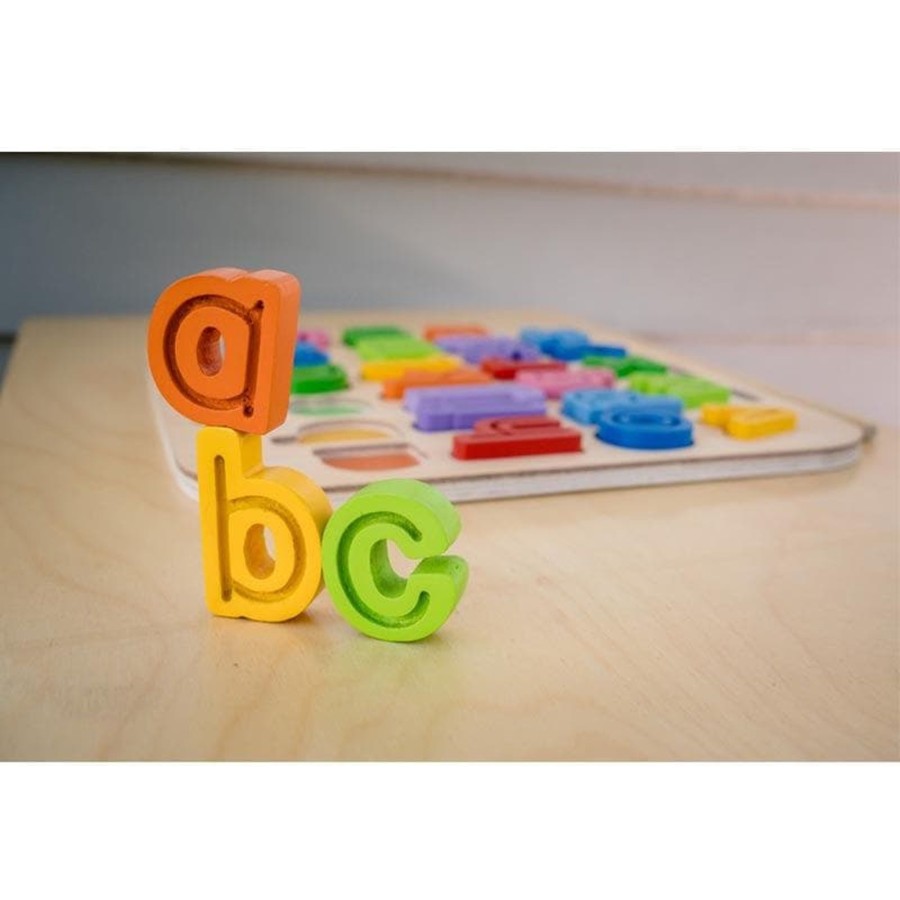 Kids Toys Kiddie Connect Literacy & Language | Handcarry Abc (Lowercase) Trace Puzzle