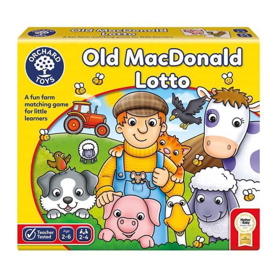 Kids Toys Orchard Toys Wooden Puzzles | Old Macdonald Lotto