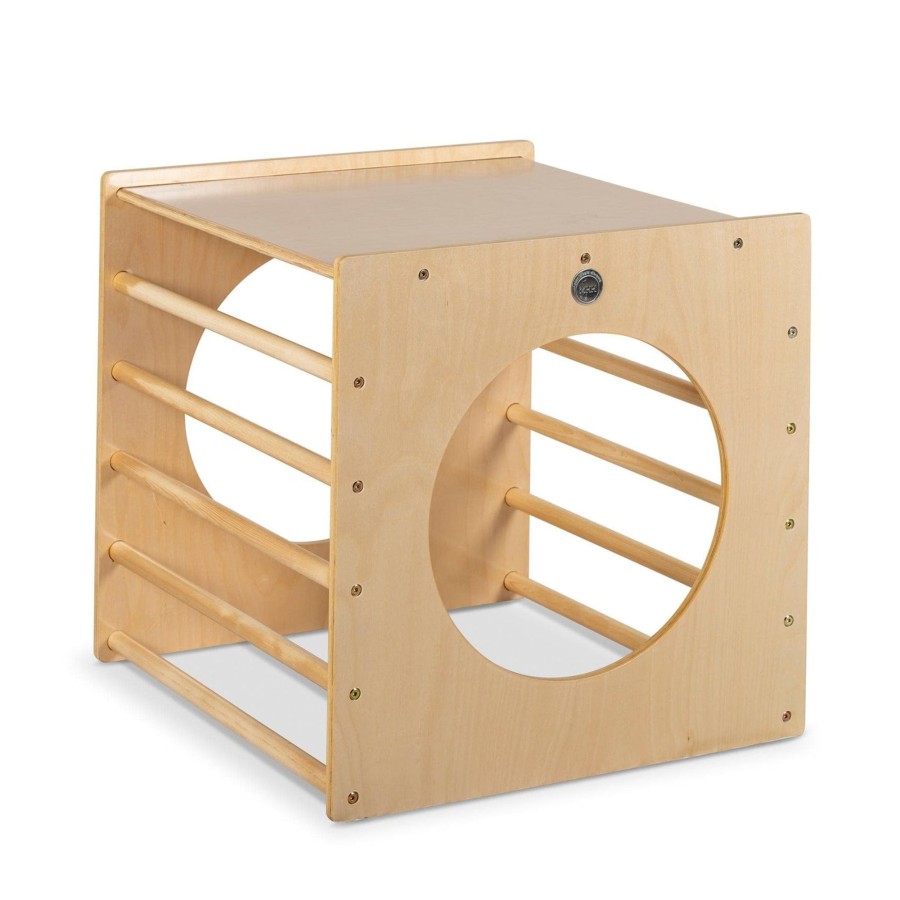 Kids Toys My Happy Helpers | Birch Top Play Cube - Varnished