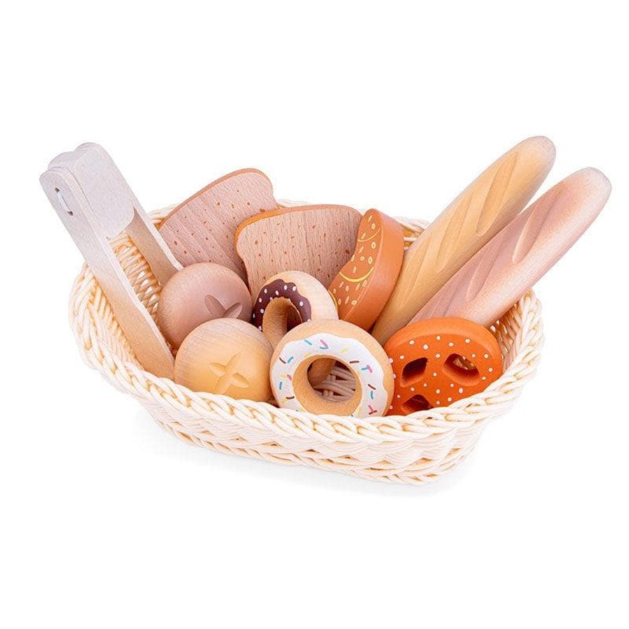 Kids Toys New Classic Toys Wooden Food Sets | Bread Basket