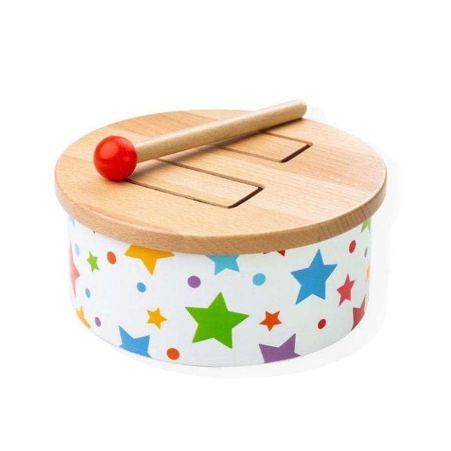 Kids Toys Bigjigs Musical Instruments | Starry Wooden Drum