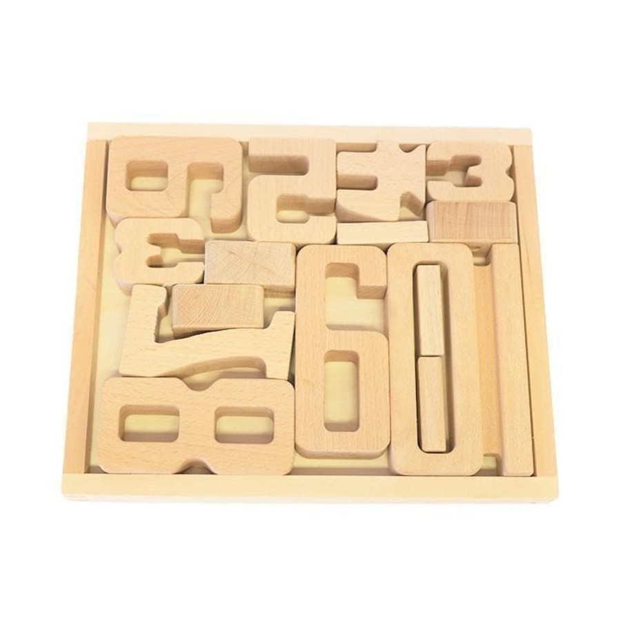 Kids Toys My Happy Helpers Wooden Puzzles | Wooden Sum Blocks Puzzle Set