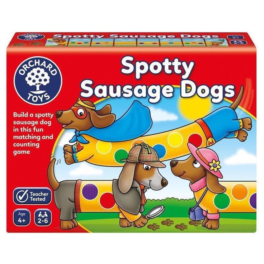 Kids Toys Orchard Toys Wooden Puzzles | Spotty Sausage Dogs