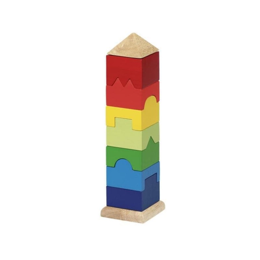 Kids Toys GOKI Wooden Rainbows | Stacking Tower