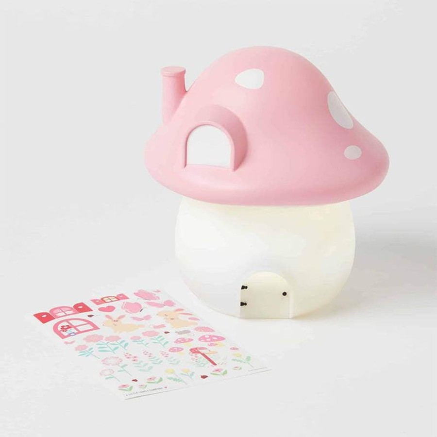 Babies & Toddlers A Little Lovely Company Playroom Decor | Mushroom Fairy House Night Light