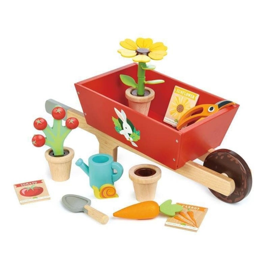 Kids Toys Tender Leaf Toys Gardening Toys | Garden Wheelbarrow Set