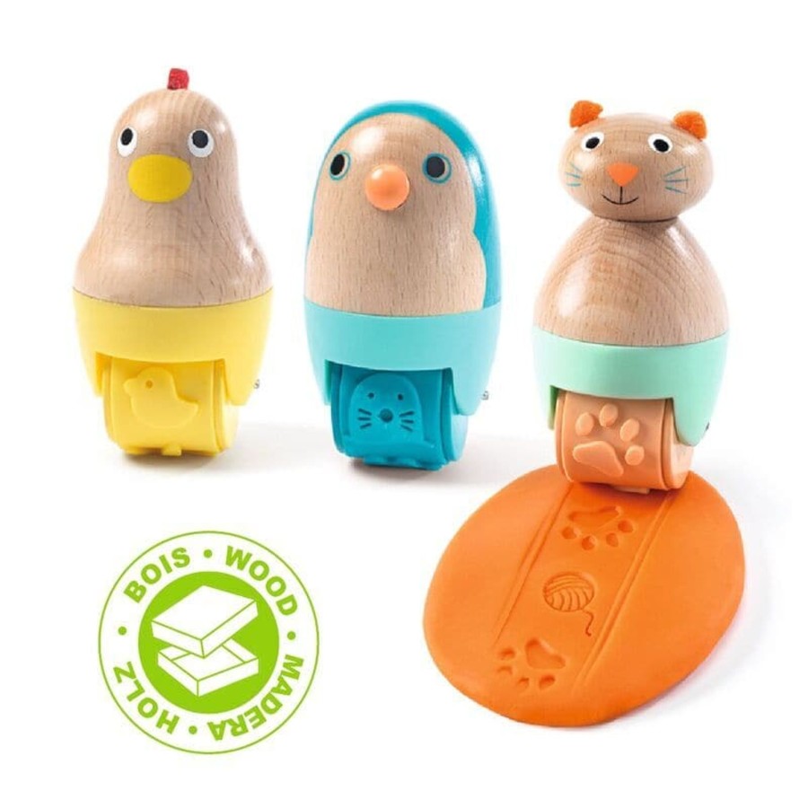 Kids Toys Djeco Wooden Stamps | Myplastisrollers