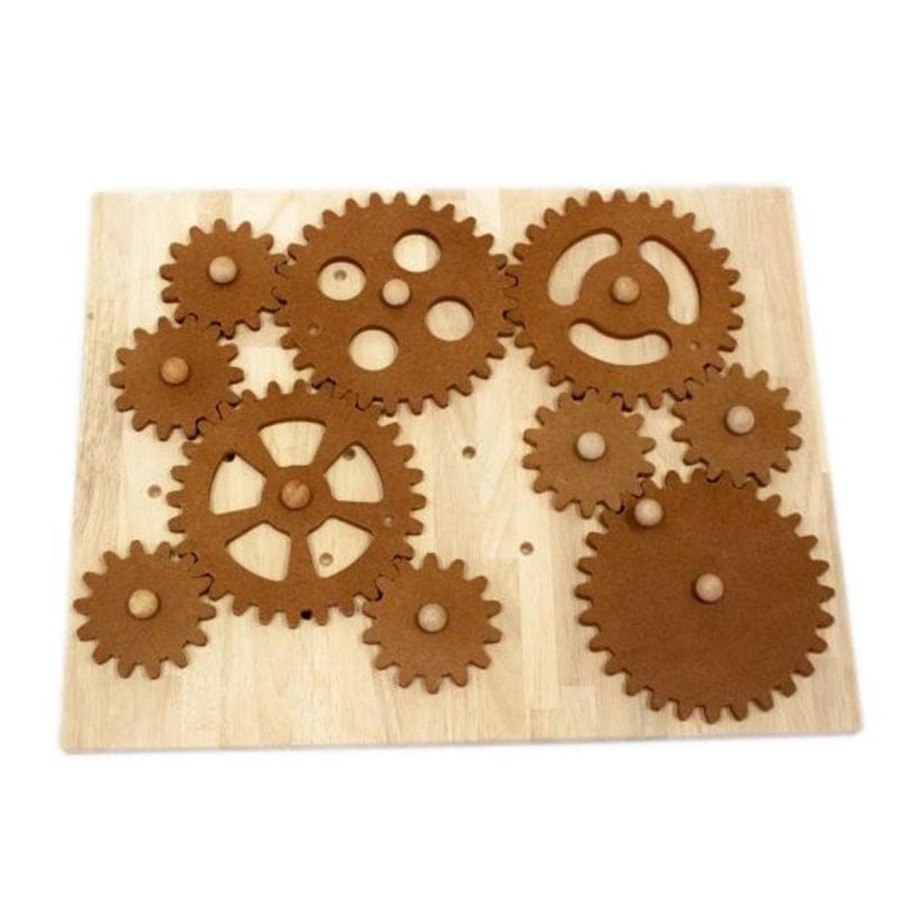 Kids Toys Qtoys Wooden Toys | Gear Construction Set