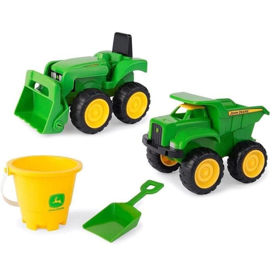 Kids Toys John Deere Construction Vehicle Toys | John Deere Tractor & Dump Truck With Bucket - 2 Pack