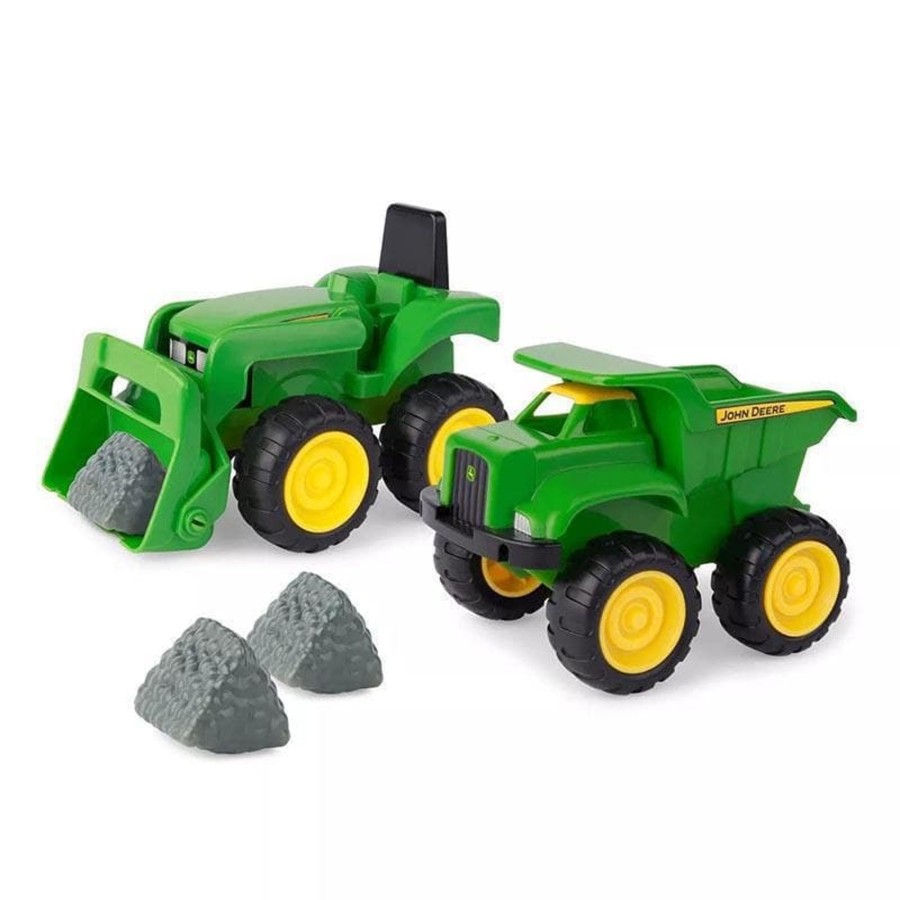 Kids Toys John Deere Construction Vehicle Toys | John Deere Scoop And Haul Set - 15Cm