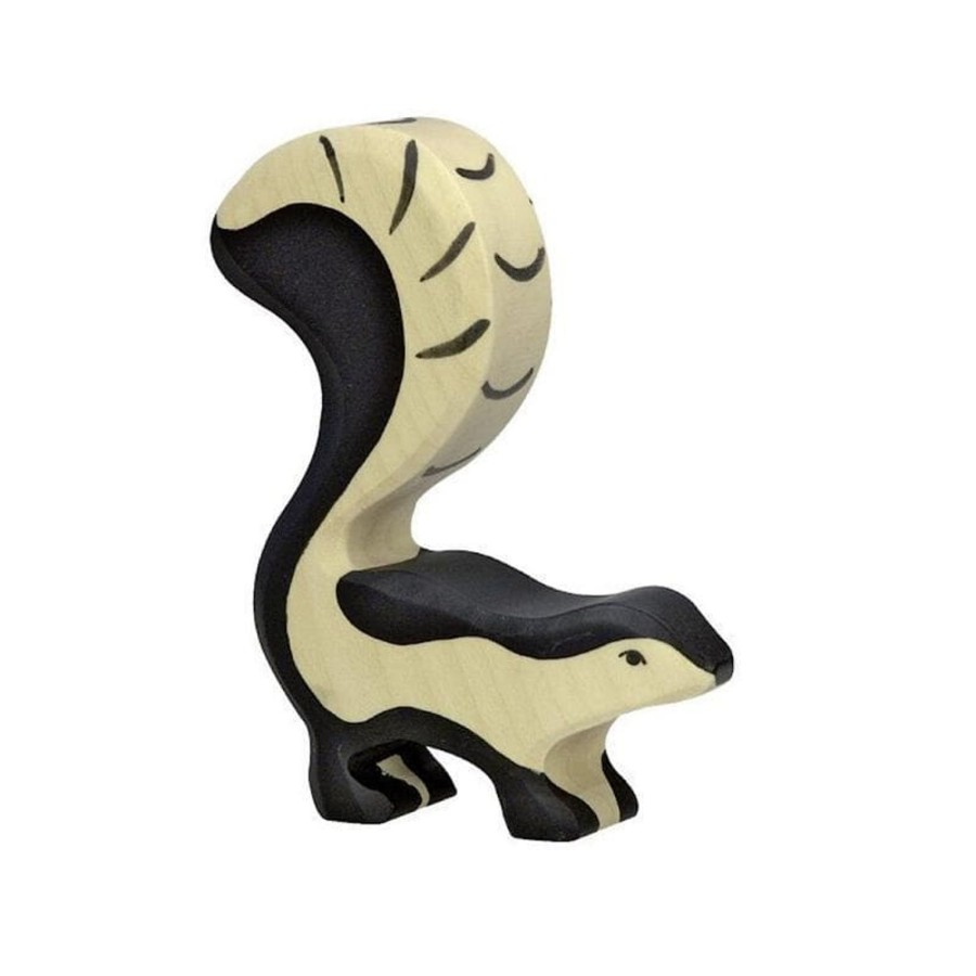 Kids Toys Holztiger Wooden Animals | Holztiger - Skunk