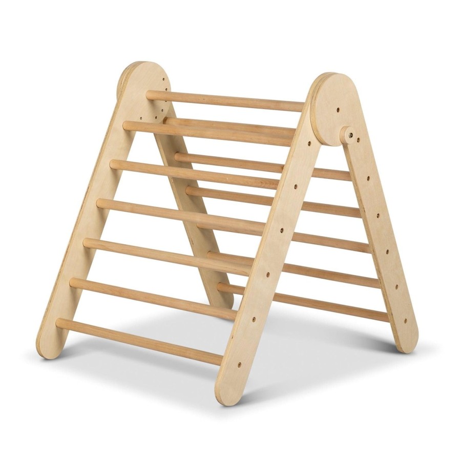 Piklers My Happy Helpers | Large Adjustable Folding Climber - Varnished