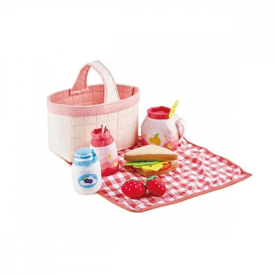 Kids Toys Hape Play Food Sets | Toddler Picnic Basket