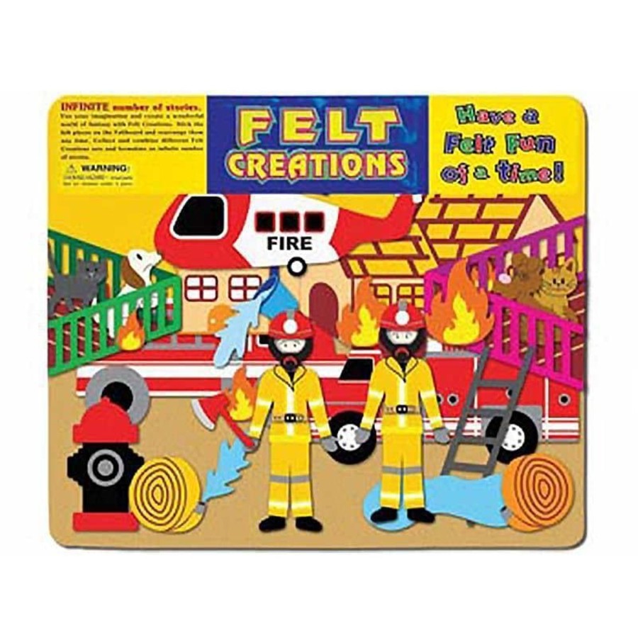 Kids Toys Felt Creations Fire Truck Toys | Fire Engine - Story Board