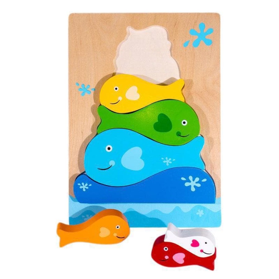 Babies & Toddlers Kiddie Connect Stacking Toys | Fish Stacker Puzzle