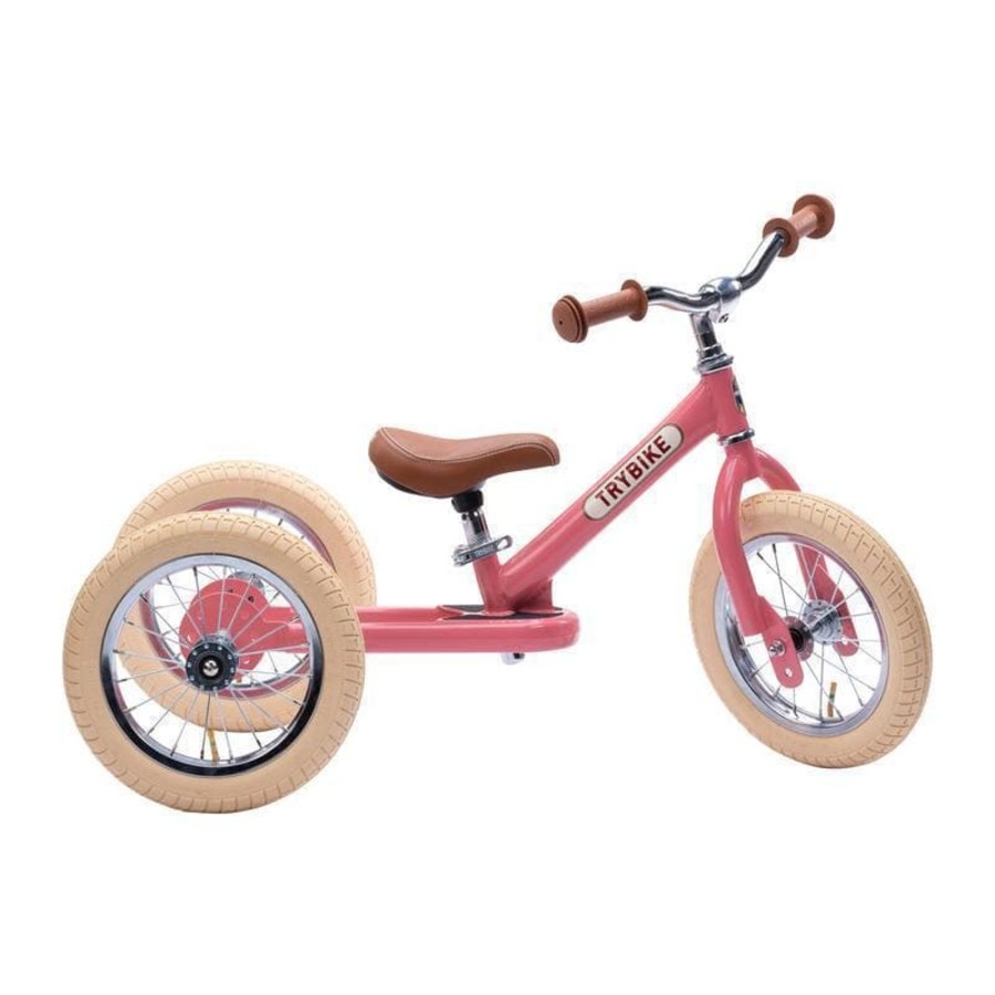 Kids Toys Trybike Balance Bikes | Pink Vintage Trybike