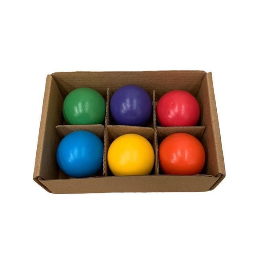 Kids Toys My Happy Helpers Loose Parts Play | Wooden Rainbow Balls