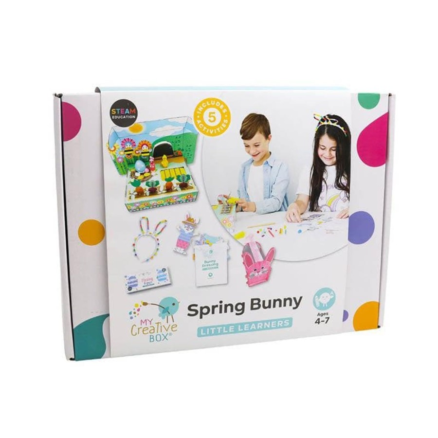 Kids Toys My Creative Box Colour & Paint | Little Learners Spring Bunny Mini Creative Box