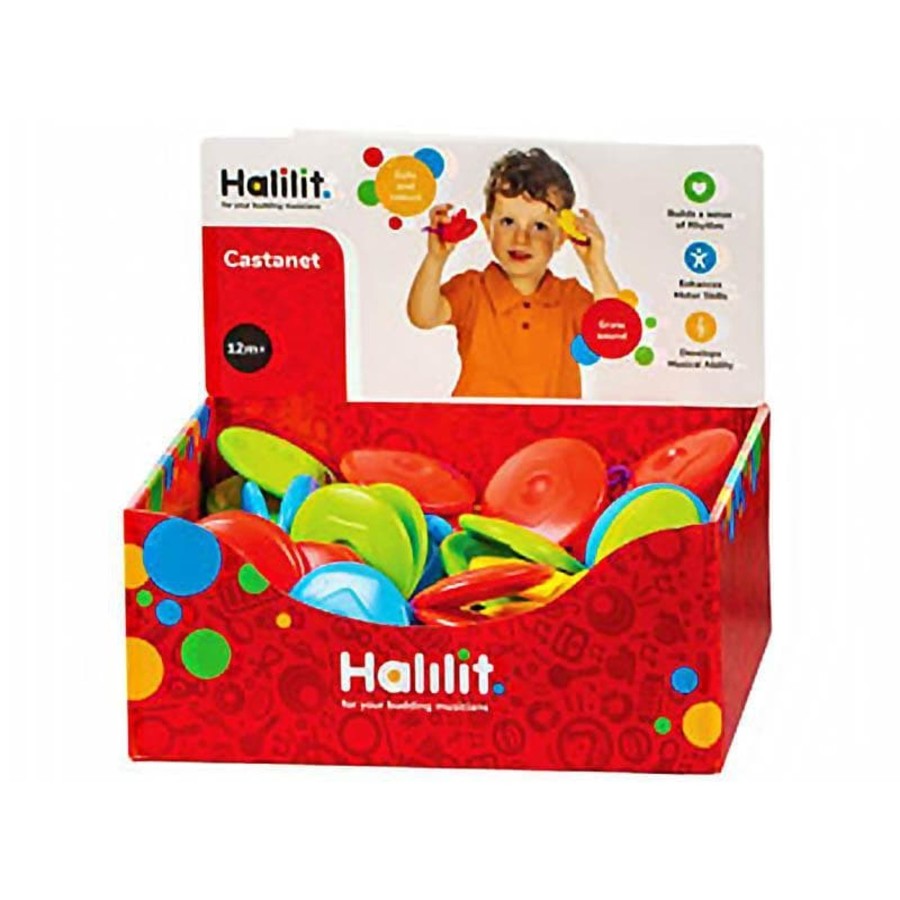 Kids Toys Halilit Musical Instruments | Castanet - Assorted Colours