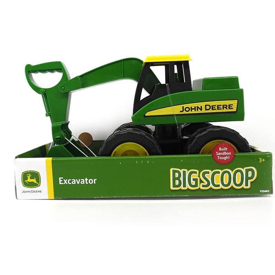 Kids Toys John Deere Toy Trucks | John Deere Big Scoop Excavator 38Cm - Green