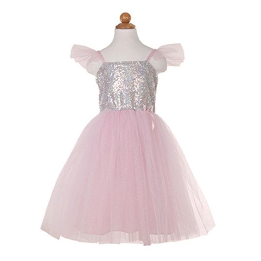 Kids Toys Great Pretenders Kids Dress Up | Pink Sequins Princess Dress