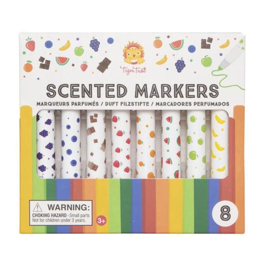 Kids Toys Tiger Tribe Colour & Paint | Scented Markers