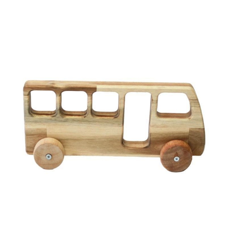 Kids Toys Qtoys Wooden Toy Cars | Wooden Toy Bus