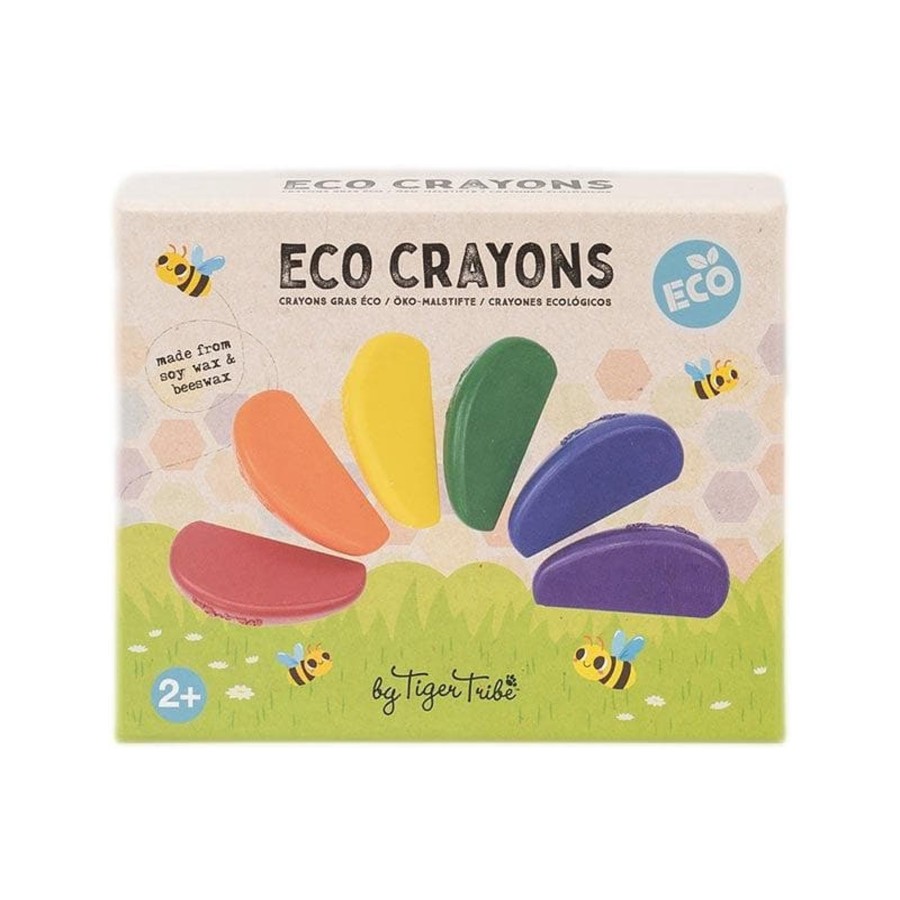 Kids Toys Tiger Tribe Colour & Paint | Eco Crayons