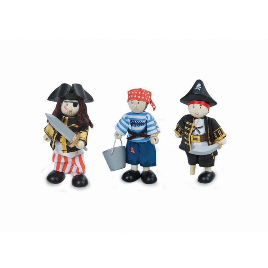 Kids Toys Le Toy Van Pirate Ships | Budkin Pirate Triple Set