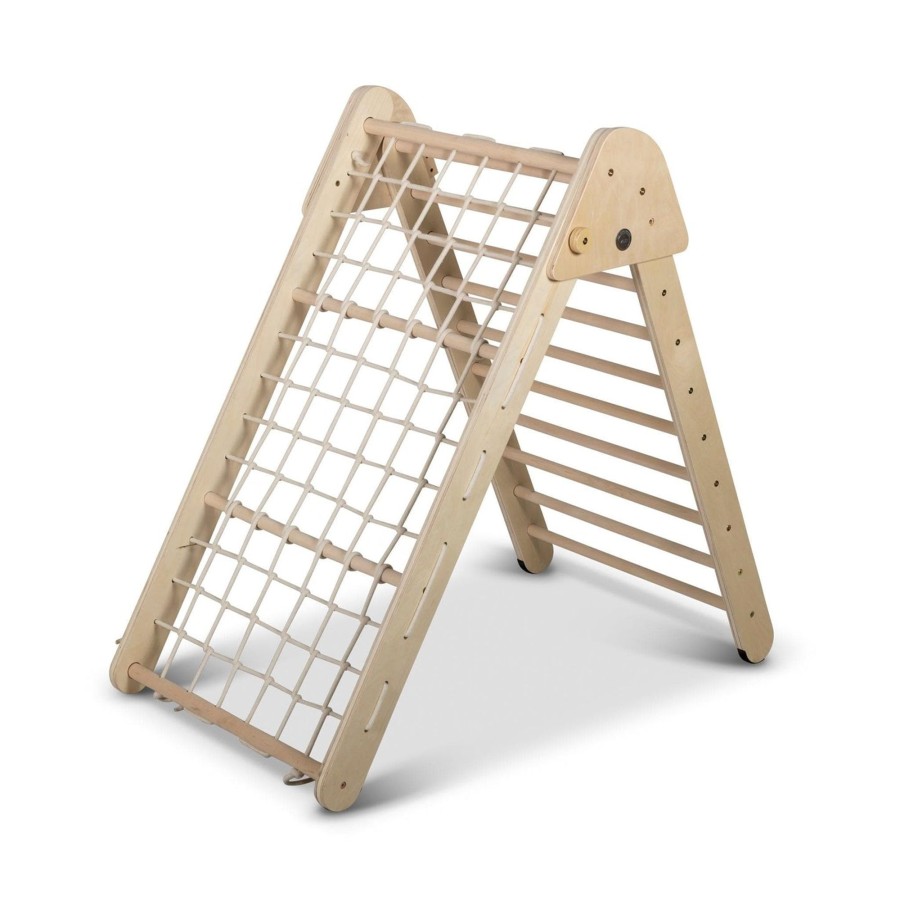 Kids Toys My Happy Helpers | Mezzo Folding Scramble Climbing Frame - Varnished