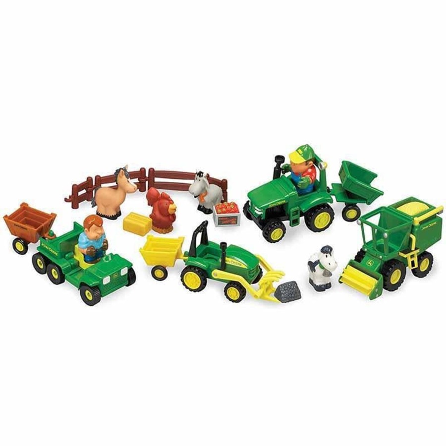 Kids Toys John Deere Toy Trucks | Fun On The Farm Play Set