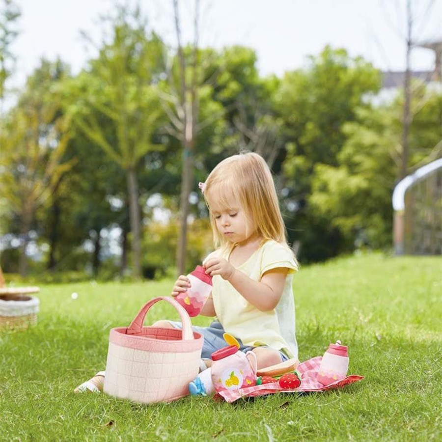 Babies & Toddlers Hape Soft Toys | Toddler Picnic Basket