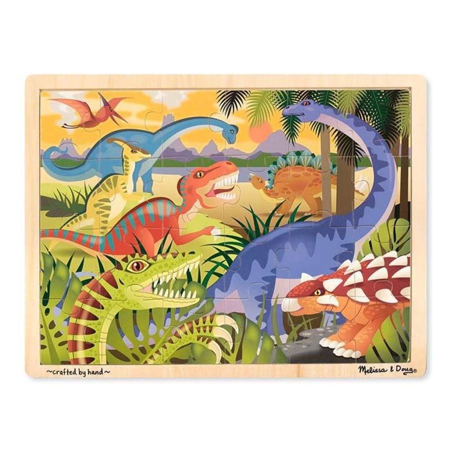 Kids Toys Melissa & Doug Jigsaws | Dinosaurs Jigsaw - 24Pc