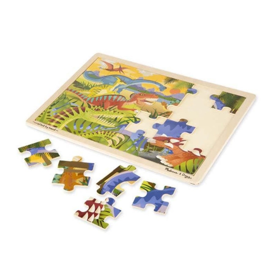 Kids Toys Melissa & Doug Jigsaws | Dinosaurs Jigsaw - 24Pc