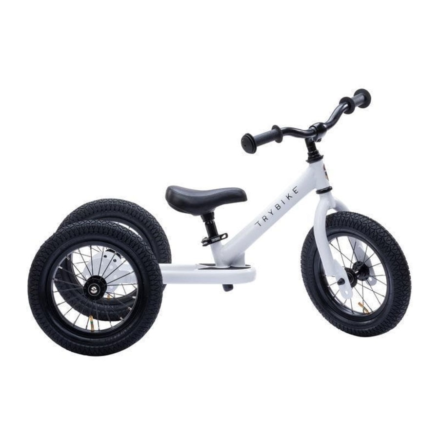 Kids Toys Trybike Balance Bikes | White Trybike