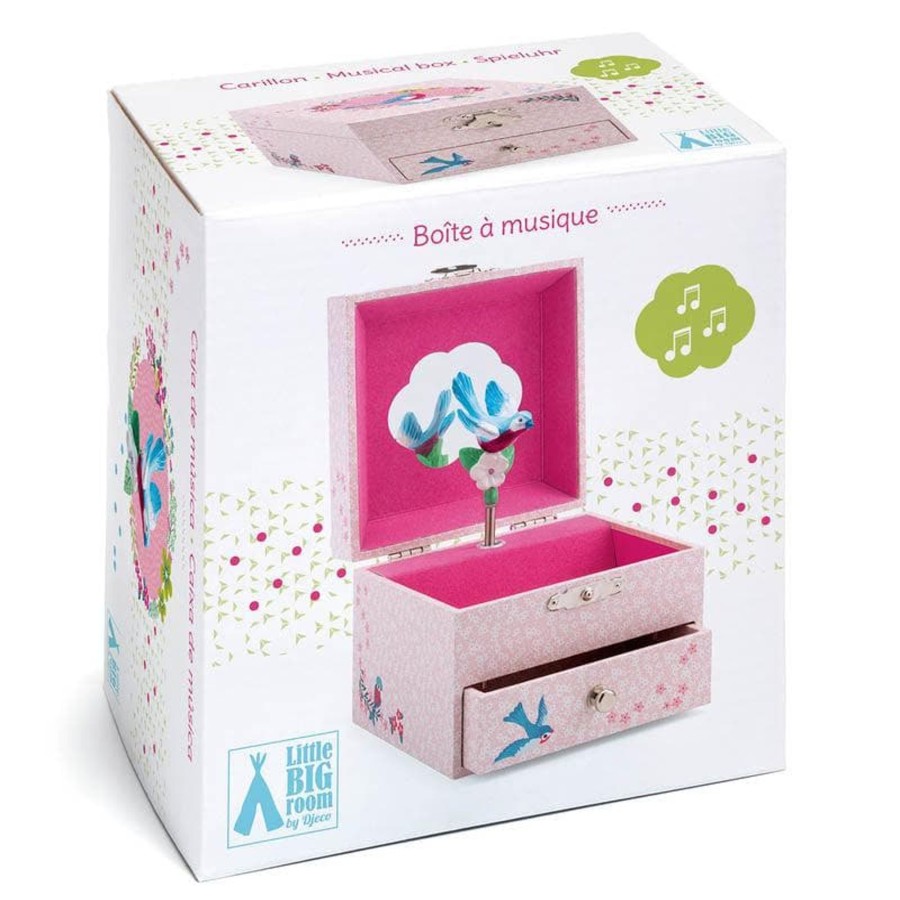 Babies & Toddlers Djeco Music Boxes | Chaffinch'S Melody Music Box