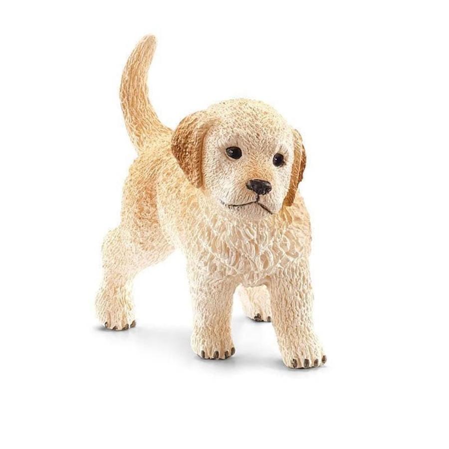 Kids Toys Schleich Animal Figurines | Golden Retriever Puppy