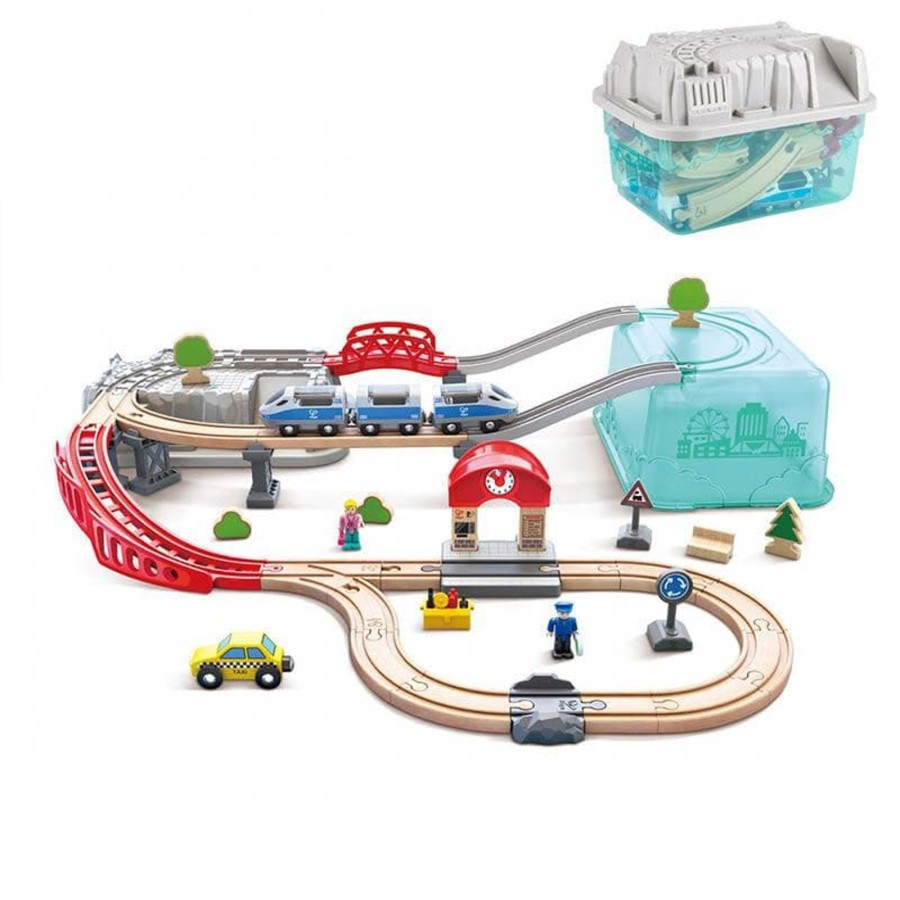 Kids Toys Hape Construction Vehicle Toys | City Train Bucket Set