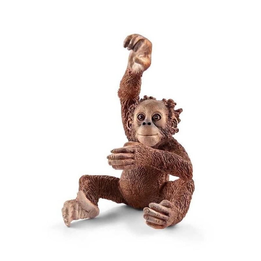 Kids Toys Schleich Wooden Animals | Young Orangutan