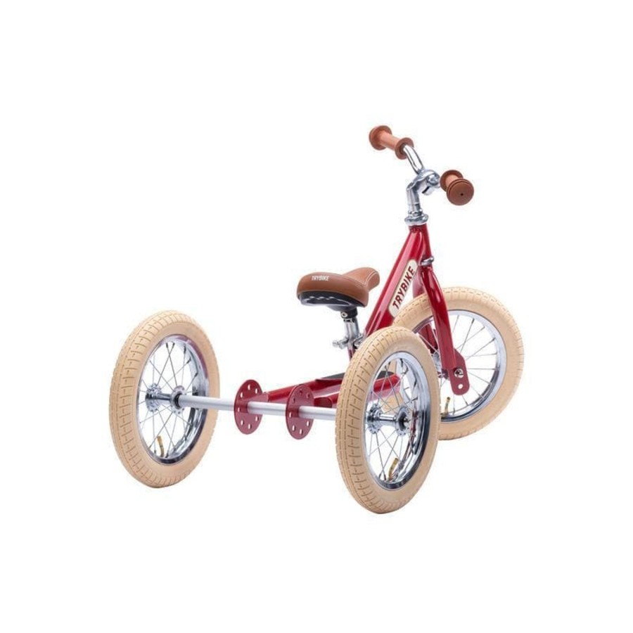 Kids Toys Trybike Balance Bikes | Red Vintage Trybike