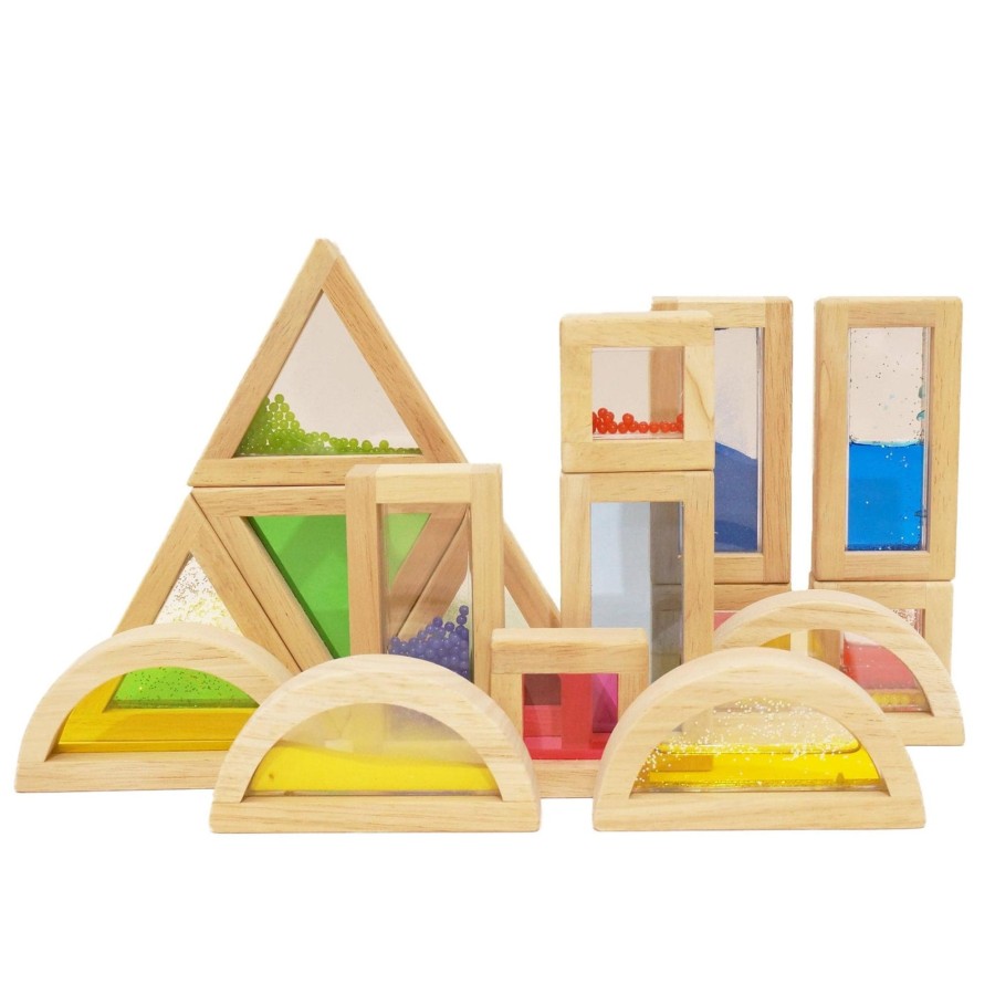 Kids Toys My Happy Helpers Wooden Toys | Wooden Sensory Blocks