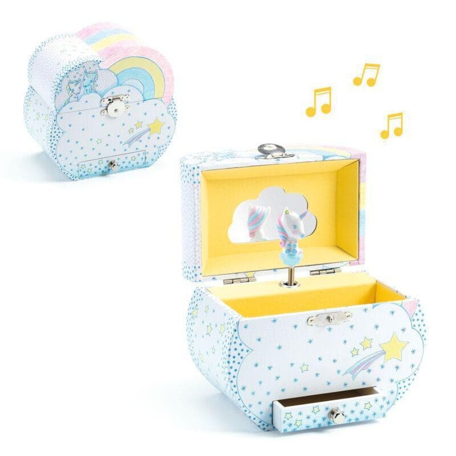 Babies & Toddlers Djeco Music Boxes | Unicorn'S Dream Music Box