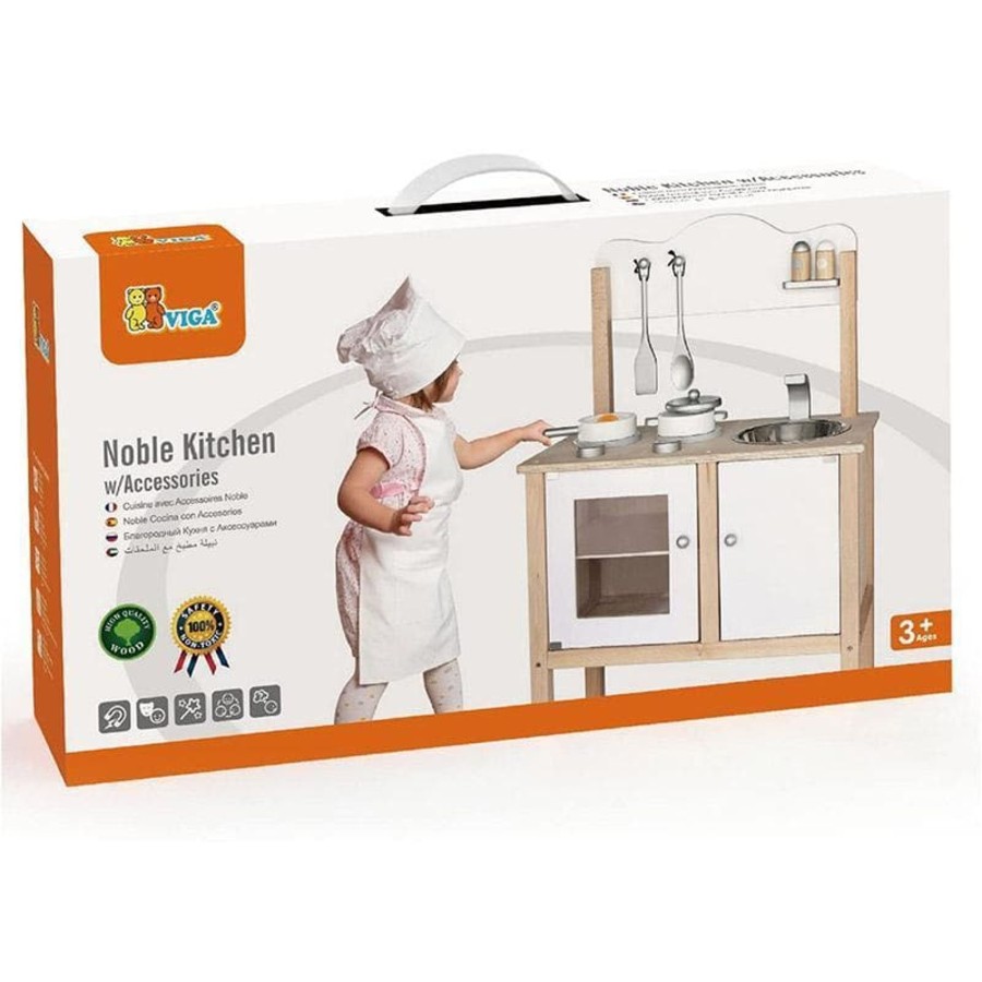 Kids Toys Viga Toys Kitchen Accessories | Noble Kitchen