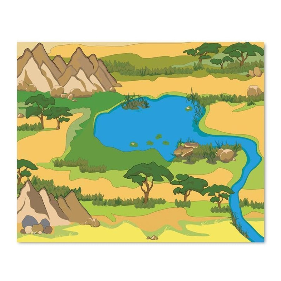 Kids Toys The Freckled Frog Small World Play | Nature'S Landscape - Wilderness Playmat