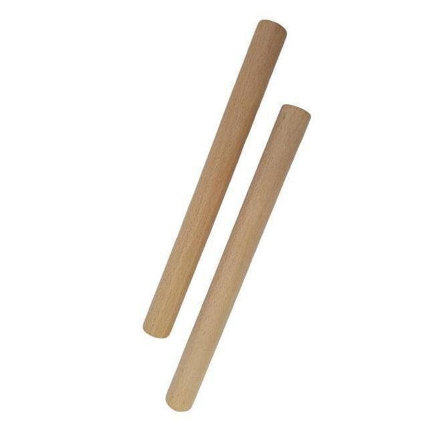 Kids Toys Fun Factory Musical Instruments | Wooden Claves - Tone Sticks