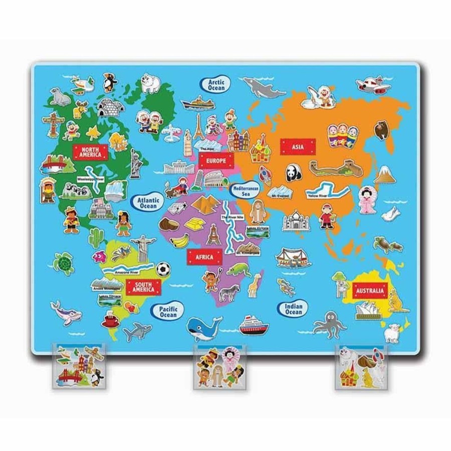 Kids Toys Felt Creations Felt Toys | Giant World Felt Map