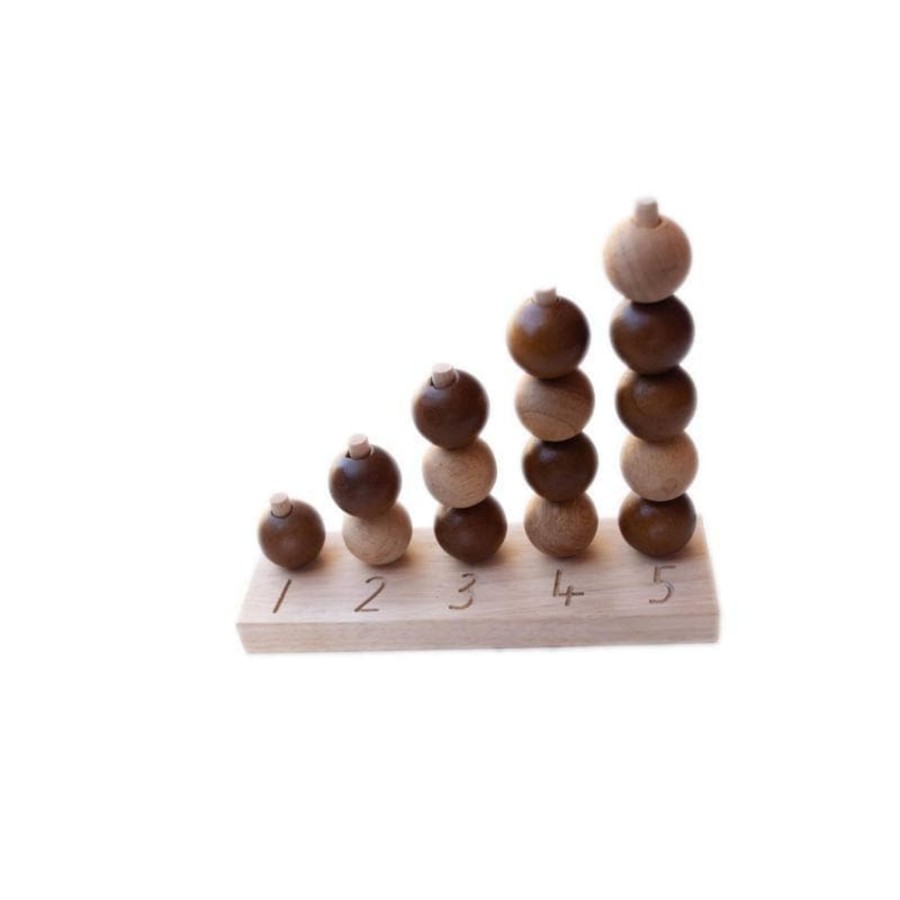 Kids Toys Qtoys Wooden Toys | Natural Counting Balls