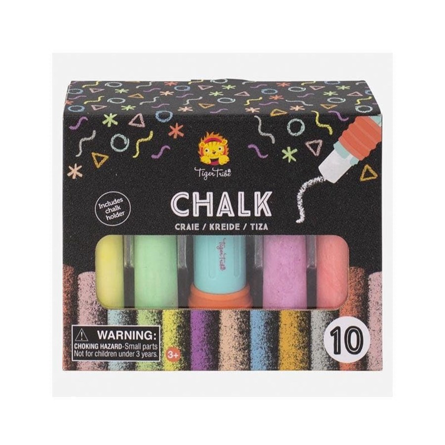 Kids Toys Tiger Tribe Colour & Paint | Chalk Stationery