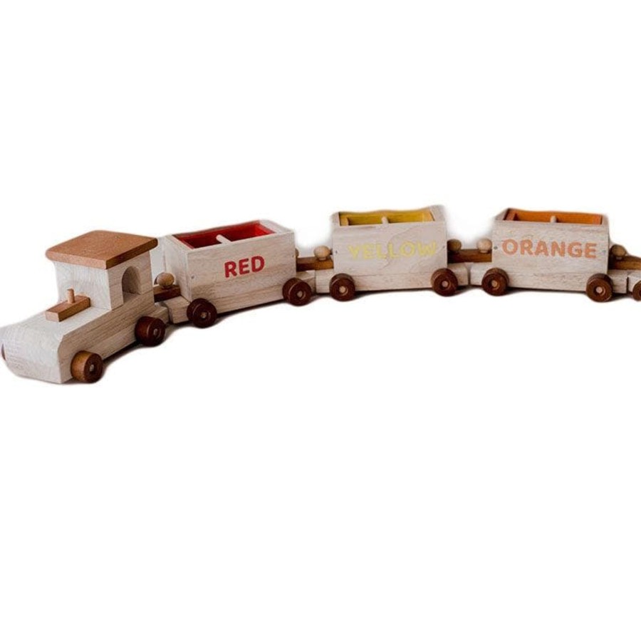 Kids Toys Qtoys Wooden Train Sets | Sorting Train