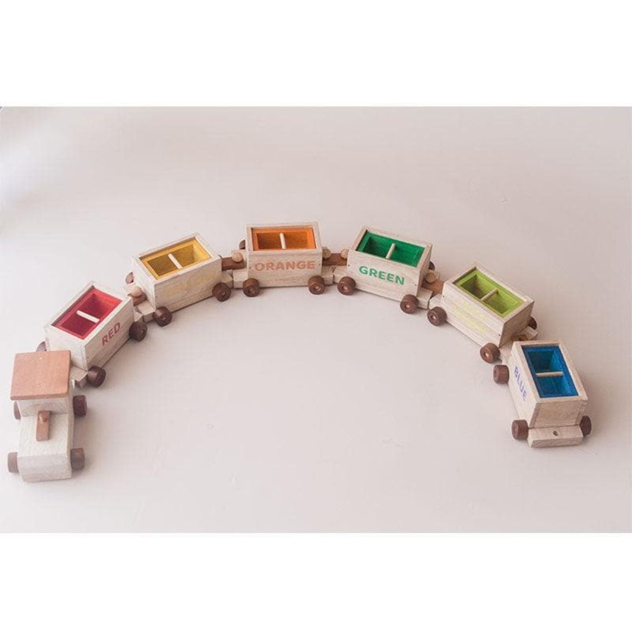 Kids Toys Qtoys Wooden Train Sets | Sorting Train